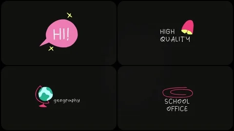 School Titles | After Effects Stock After Effects