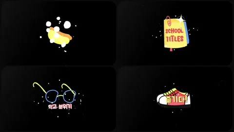 School Titles for After Effects Stock After Effects