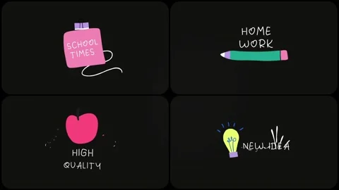 School Titles SB Stock After Effects