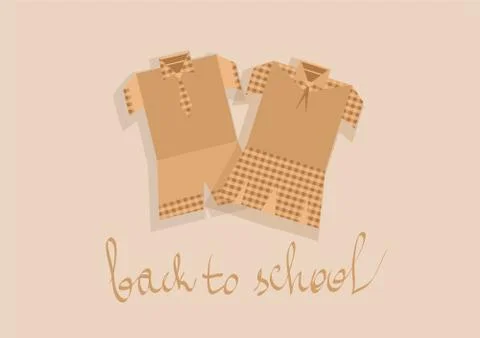 School uniform Stock Illustration