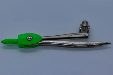 School Use Pencil Compass with Sharp Needle Stock Photos