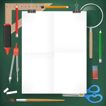 School vector illustration Illustrazione stock