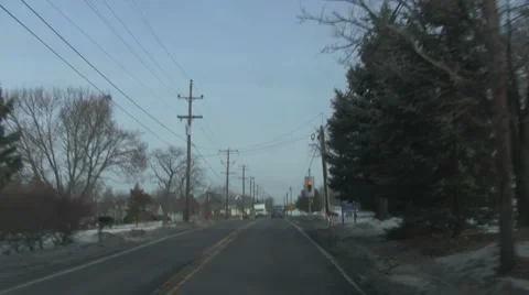 School zone Stock Footage 1053680