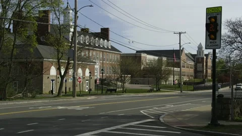 School Zone Stock Footage 146995448