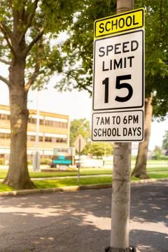 School zone Stock Photos
