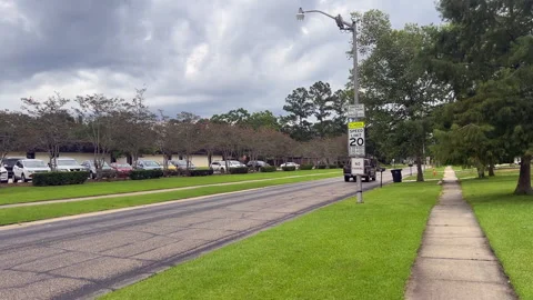 School Zone Pickup 2 Stock Footage 229656320