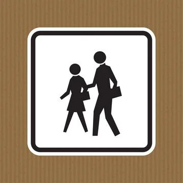 School Zone Symbol Sign Isolate on White Background,Vector Illustration Stock Illustration