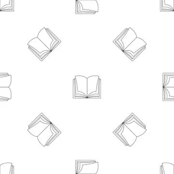 Schoolbook pattern seamless vector 스톡 일러스트