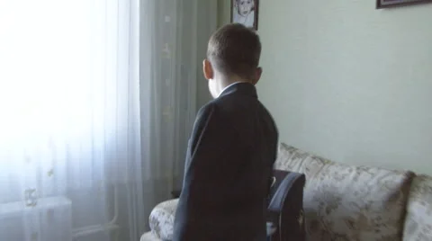 Schoolboy Stock Footage 2665983