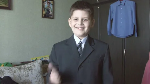 Schoolboy Stock Footage 2667842