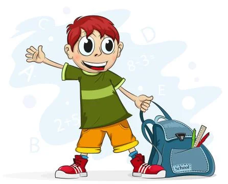 Schoolboy Stock Illustration