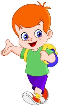 Schoolboy Stock Illustration