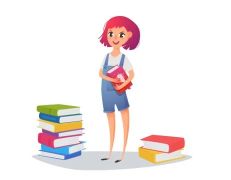 Schoolboy training activities and pre-school education. Stock Illustration