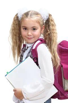 Schoolgirl Stockfoto's