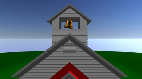 SchoolHouse to greenscreen Stockbeeldmateriaal 106894690