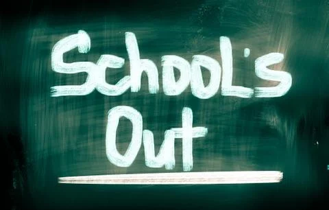 School's out concept Stock Illustration