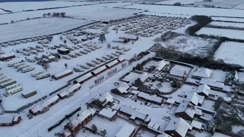 Schools remain closed as snow prevails in East Yorkshire Stock Footage 325784405