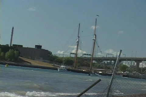 Schooner Stock Footage 81378