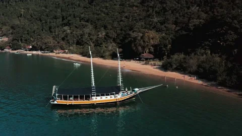 Schooner Trip Boat Video stock 164565994