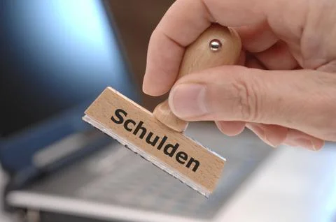 Schulden Stock Photos