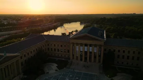 Schuylkill River Sunset Shot 動画素材 250208542