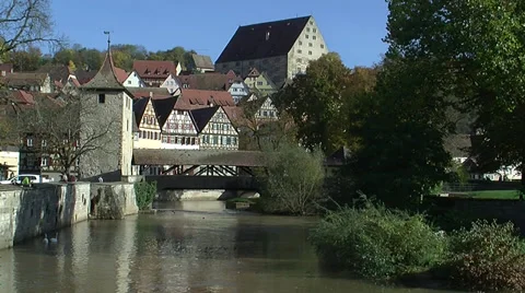 Schwaebisch Hall Video stock 37175747