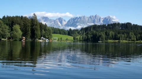 Schwarzsee, Austria Stock Footage