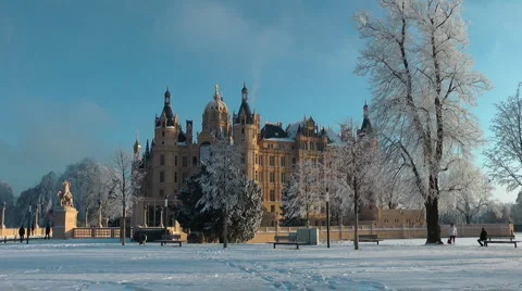 Schwerin Castle, Germany Stock Footage 1031166