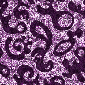 Schwimmende Elemente seamless digital pattern with swimming elements Copyr... Stock Photos