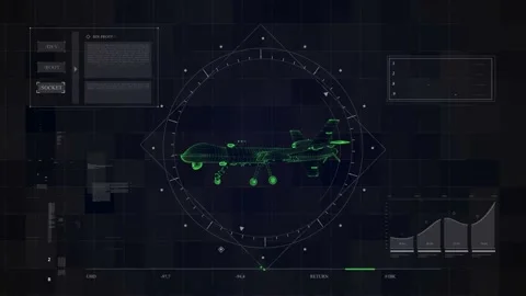 Sci Drone 03 Video stock 166090466