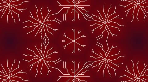 Sci-fi 3d render. Fantastic bg. Abstract white wireframe on red bg. Ai geometric 库存插图