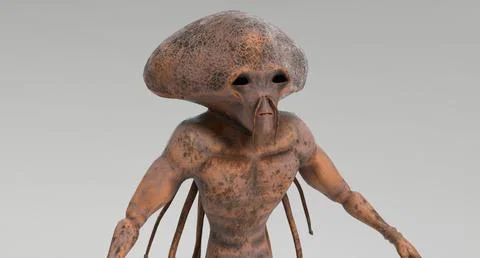 3D Model: Sci-fi Alien ~ Buy Now #90908237 | Pond5