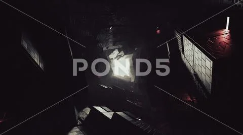 Sci-fi background. mysterious and terrify background has dark and ...