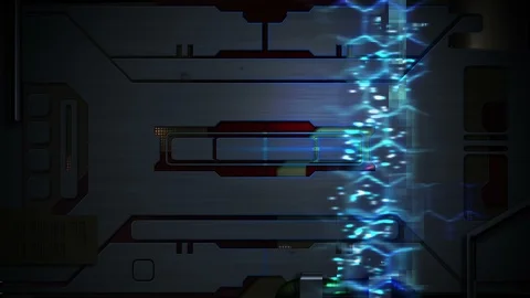 Sci fi background wall Stock Footage 106141393