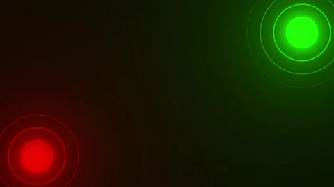 Sci-Fi Beam Light Blinking with Radio Wave Signal Pulse Animation Loop. Stock-Footage 335976187