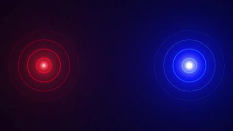Sci-Fi Beam Light Blinking with Radio Wave Signal Pulse Animation Loop. Stock-Footage 335976192
