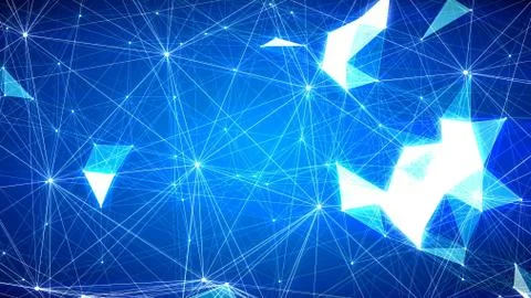 Sci-fi blue background. Stock Illustration