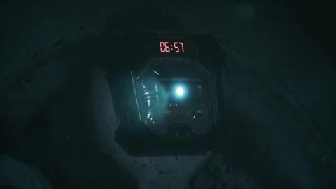 The sci-fi bomb countdown timer 02 Stock Footage 249505926