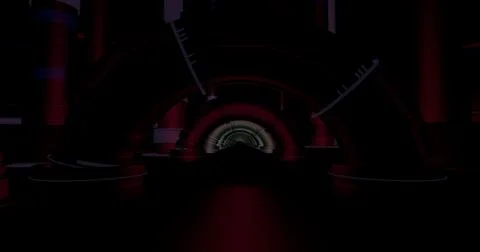 Sci-fi bunker. Stock Illustration