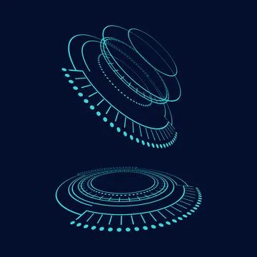 Sci fi circle frame modern user interface element Technology futuristic 库存插图