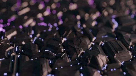 Sci Fi Circuit Board Illustrazione stock