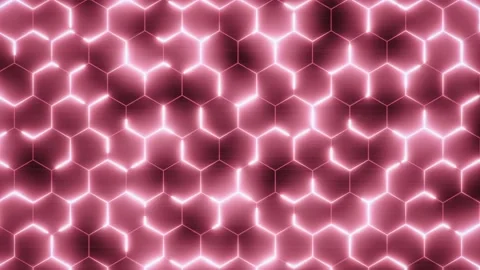 Sci-fi colorful hexagonal grid High-tech background Stock Footage 168580203