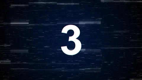 Sci-Fi Countdown Counter Digital Clocks Futuristic, Action Science High Tech Stock Footage 312003913