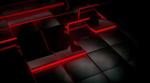 Sci Fi cube built from tiles Stock Footage 63398006