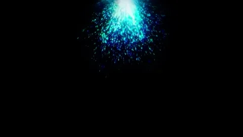 Sci Fi Cyber Blue Tech Star Constellation Digital Interconnect Video stock 339272281