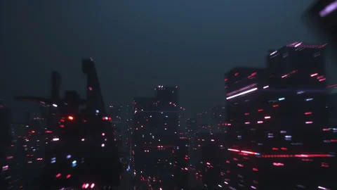 Cyberpunk Background Stock Video Footage | Royalty Free Cyberpunk ...