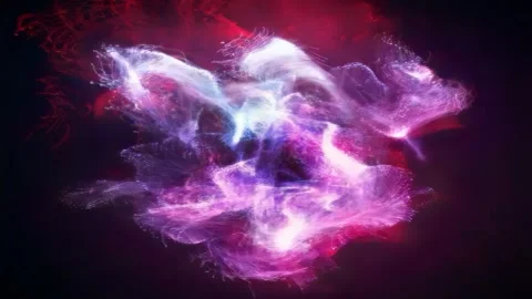 Sci Fi Digital Space Tech Star Map Constellation Internet Node Grid Mesh Video stock 339272290