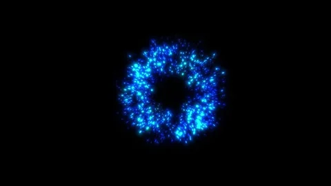 Sci Fi Digital Space Vortex Swirling Deep Plasma Energy Horizon Black Hole Video stock 339272296
