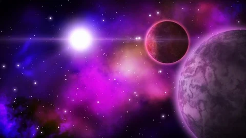 Sci-fi distant space. Loop. Stock Footage 93342447