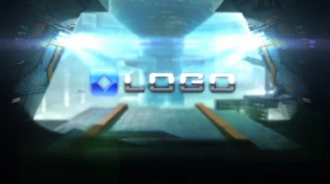 Sci Fi Door Opener - HD Space Design High Technology Logo Reveal Animation Intro Stock After Effects